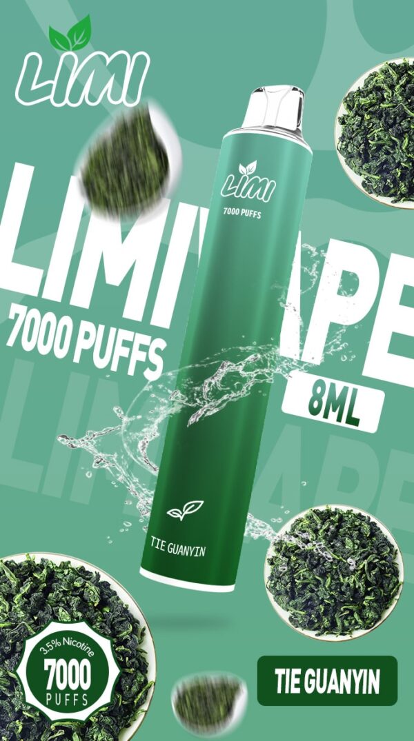 LIMI 7000口拋棄式電子煙｜大容量持久體驗